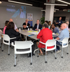 Greg Lukeman facilitating discussion at AI infrastructure consultation in Halifax